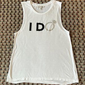 Sale 🎈3/$20 EUC Express One Eleven “I do” White Tunic size PS